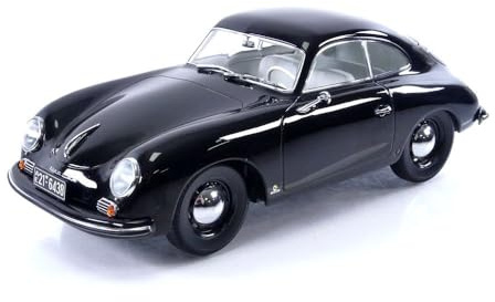 Norev NV187451 1:18 356 Coupe 1952-Black Porsche Collectable Model, Multi