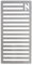 WELL GRILL 15 x 31 cm - Grille de poêle en fonte - Grille de feu - Grille de feu - Grille à cendres - Pour de nombreuses cheminées et fours - Épaisseur : 85 mm - En acier massif - Ne se déforme pas
