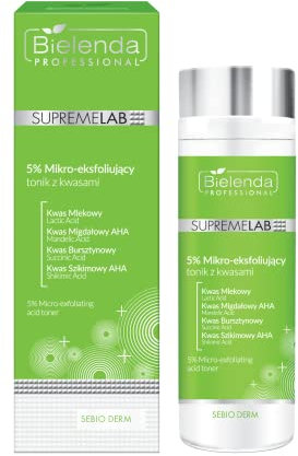 Bielenda Professional Supremelab Sebio Derm 5% Mikro-Peeling-Säure-Tonikum 200 ml