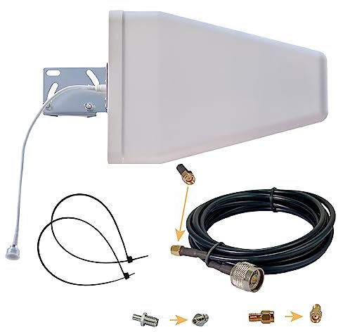 9dBi Außenantenne Vodafone 5G 698-3700Mhz Antenne Enthalten LTE WiFi RFID Elio Lora 3M Cable ts9, SMA, rp-SMA