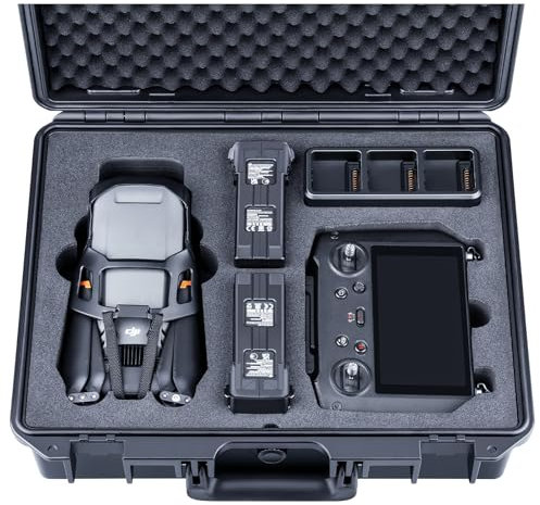 Lykus Titan M340 Wasserdicht Tasche Koffer Case für DJI Mavic 3 Pro/Classic und DJI RC Pro/RC, unterstützt DJI RC Lanyard [NUR Koffer]
