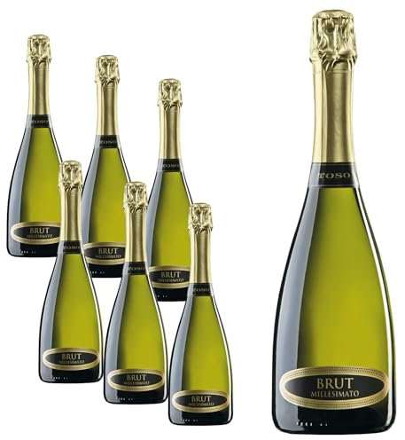 Toso Vino Spumante Bianco Brut Millesimato - 6 x 0,75L