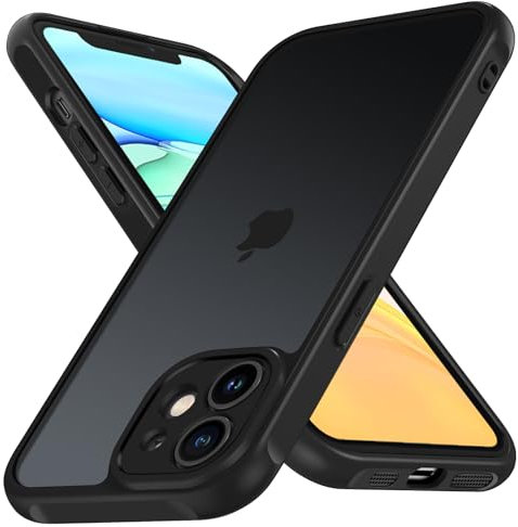 iVoler Cover Opaca per iPhone 11 6.1 Pollici, [Protezione Della Fotocamera] [Antiurto di Grado Militare] Custodia Traslucida Posteriore Ultra Sottile Anti-Impronte Protettiva Case