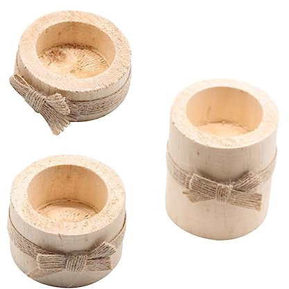 Zerodeko Portacandele in Legno Per Lumini Da Tè Portacandele Per Decorazioni Per La Casa