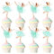 24 Stück Ballerina Cupcake Toppers Grün Ballett Mädchen Cupcake Toppers Ballett Cupcake Dekoration Picks Für Ballerina Thema Baby Dusche Geburtstag Party Kuchen Dekoration Zubehör
