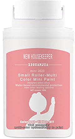 Small Rolling Brush Wall Latex Paint, 100G Kleiners Rollpinsel Wand Latex Farbe, Wandreparaturpaste Roller, Wandfarbe Reparatur Farbe Entfernen Wandwerbung Schuhe Drucke, Weiß