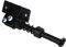 Elektro-Scooter-Ständer, Elektro-Scooter-Ständer, Aluminiumoy, Elektro-Scooter-Fußablage für Roller-Ersatzteile, 10 Zoll, Schwarzer Aluminiumoy-Elektro-Scooter-Ständer