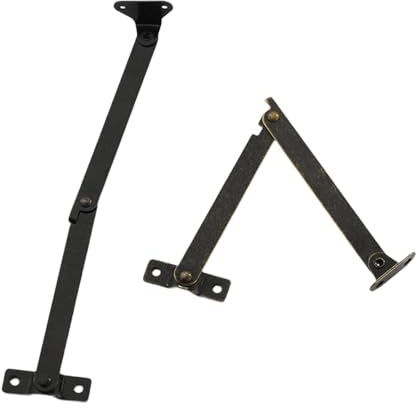 2er Set Klappmechanismus für Deckel, Halterung, Schrankzubehör Aus Eisenmaterial, 186 x 31 mm