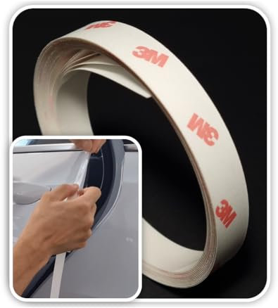 3M-4strips Car Door Edge/Entry Protector/Sticker/Guard, 3M-PPF(Paint Protection Film), Clear(Transparent), Anti Scratch, Universal Fit for Most Cars (Clear 0.5inx36in /4strips)