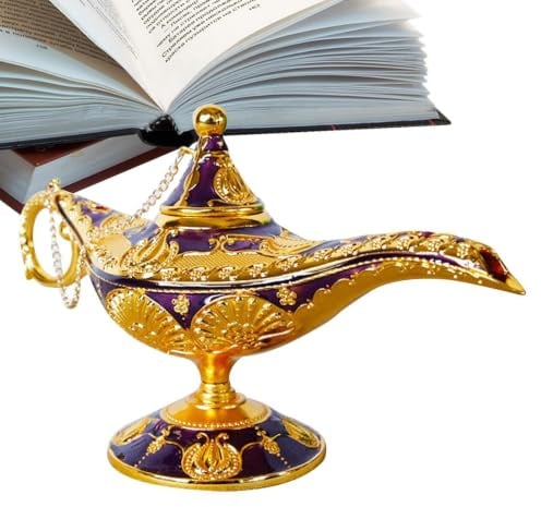 Aladin Classic Sorcery Lamp - Retro Magische Wünsche, selten Vintage