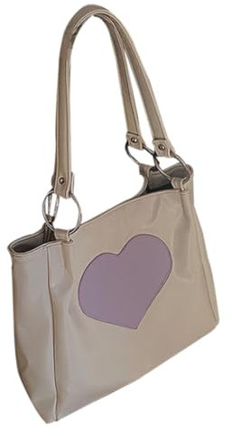 GAROZATION Schultertasche Damen Aus Leder Tragetasche All-match Mit Großem Stauraum Einzelne Lady Handtasche Für Handy Schlüssel Karten Reisen Und Alltag