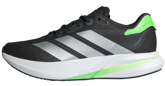 adidas Men's Duramo Speed 2 Running Shoes, Carbon/Matte Silver/Lime Burst, 6 UK
