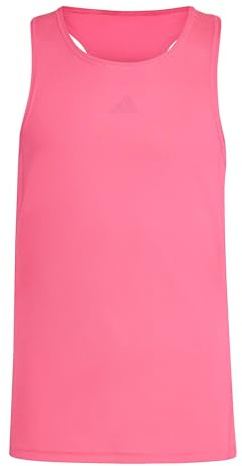 adidas Girl's Girls Club Tennis Climacool Tank TOP, Lucid pink, 9-10 Years
