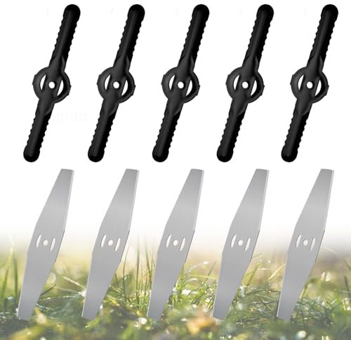 eupdd 28 Pièces Lames Coupe Herbe: Lames Métalliques pour Coupe Bordure, Coupe Bordure Lame de Rechange, Lame en Plastique pour Tondeuse à Gazon, Jardin, Pelouse, Terrasse