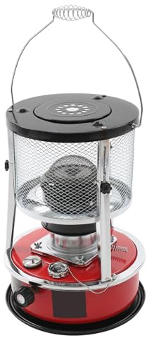 Chauffage à pétrole 8000BTU | Réservoir de 1,37 gallon | Autonomie 18 heures | Camping et garage | Chauffage au kérosène portable - 15-18 m² - Allumage manuel - Extérieur