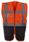 Yoko Multifunktionale Herren-Hochsicherheitsweste yk002/hvw801. XXL Orange/Navy