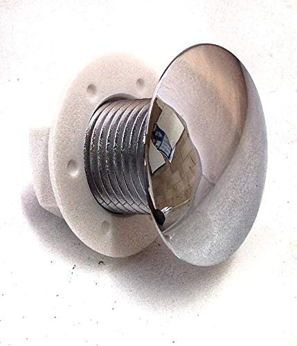 Cistern Hole Stopper - Chrome - Pack of 2