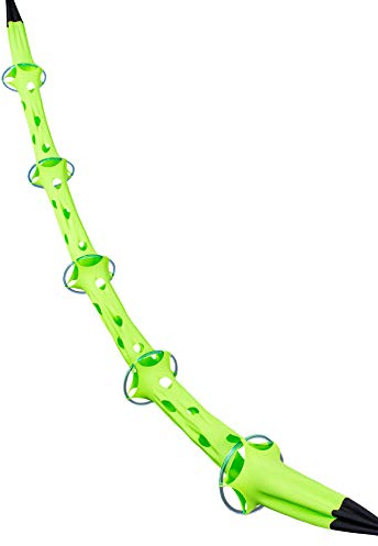 PSYWORK 5m Schwarzlicht Deko Objekt PSY Tentakel | Green Sky | Ø 25cm | UV-aktiv Partydekoration Hängedekoration