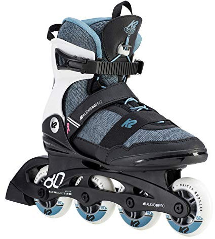 K2 Skates Damen Inline Skates ALEXIS 80 PRO, black - grey - blue, 30D0772.1.1.095