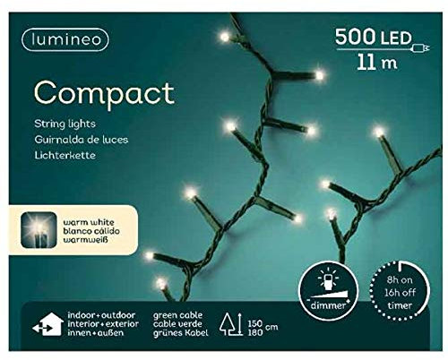 Lumineo LED-Lichterkette 11 Meter 500 LED's