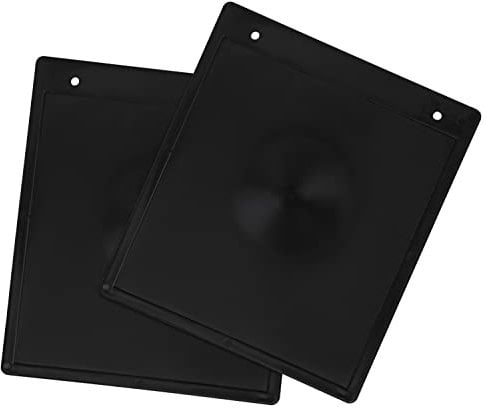 AUTOLIGHT 24 2 x Schmutzfänger Spritzschutz für PKW Anhänger Wohnwagen Kotflügel Schutzblech 240 x 210 mm