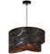Light-Home Milan Lampenschirm Hängelampe Hängeleuchte - Deckenlampe Industrial für Wohnzimmer Schlafzimmer und Esszimmer - Pendelleuchte aus Metall mit Lampenschirm aus Velours (Marmor)