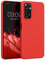kwmobile Hülle kompatibel mit Xiaomi Redmi Note 11 Pro/Note 11 Pro (5G) / Note 12 Pro (4G) Hülle - Silikon Handy Case - Handyhülle weiche Oberfläche - kabelloses Laden - Rot