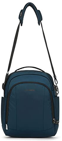 Pacsafe Unisex Metrosafe Ls250 Theft Shoulder Bag Anti-Diebstahl-Umhängetasche, Econyl Blue
