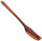 HEMOTON Grande fourchette de mélange en bois pour légumes, fruits, salade, barbecue, sauteuse