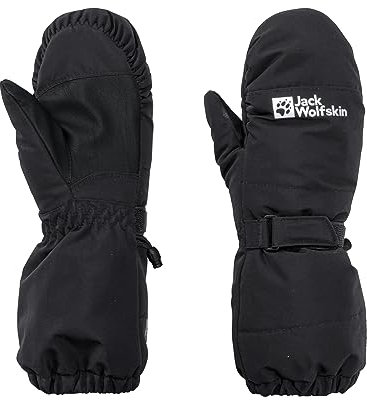 Jack Wolfskin Unisex Kinder 2L Winter Mitten K Handschuh, Black, 140