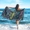 SearchI Personalisiertes Strandtuch mit Individuellem Namen 76X152cm,Schnell Trocknendes Mikrofaser Strandtuch Bequem und Weich Badehandtuch für Strand, Reise, Sauna(Gemischte Farbe)