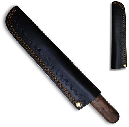 PIKAS SINCE 1727 Buckelsmesser Lederscheide/Leathercover - Premium Rindsleder