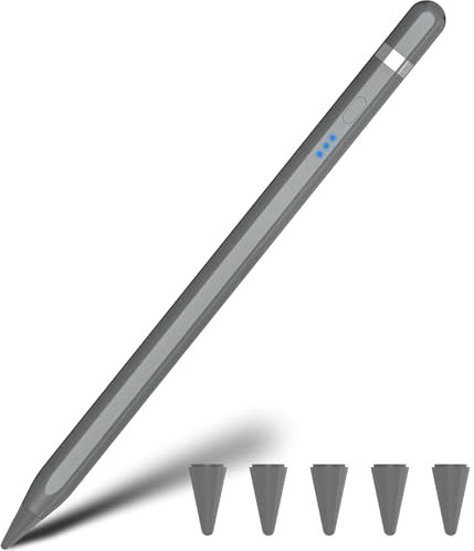 Pencil 1. Generation für iPad 2018-2025, 20 Mins mit USB-C Schnellladung & Neigung & Magnetische Absaugung, Stylus Pen für iPad 11-6 Gen, Air 3-5/M2/M3, Mini 5-6, Pro 11/12,9/13''M4