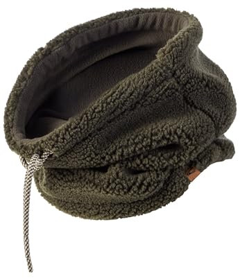 camel active Damen Tunnelschal aus weichem Polyester Dunkelgrün, womenswear-OS