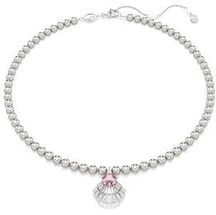Swarovski Idyllia Anhänger, Gemischte Größen, Crystal Pearls, Schnecke, Rosa, Rhodiniertes Metall, One Size, Crystals, Rhodiniert, Zirkonia, Kristall, One Size, Crystals, Rhodium, Zirkonia, Kristall,