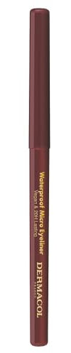 Dermacol Waterproof Micro Eyeliner – Braun Nr. 02 – wasserdichter Eyeliner mit präziser Spitze, die feine und definierte Striche ermöglicht, ideal für ein langanhaltendes Make-up.