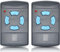 MINSHUXI 868,3MHz Garagentoröffner Garagentor Fernbedienung Kompatibel Handsender Fernbedienung Transmitter Kompatibel mit 868,3 MHz Hörmann HSM4 HSE2 HS1 HS4 HSZ1 HSZ2