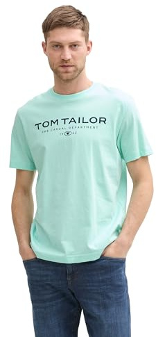 Tom Tailor Denim TTAEDAN Straight Fit Jeans, Used Mid Stone Blue Denim, 30/32