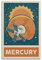 YQXTRB Vintage-Poster mit Merkur-Motiv, dekoratives Gemälde, Leinwand, Wandposter und Kunstdruck, moderne Familienschlafzimmer-Dekoration, Poster, 30 x 45 cm