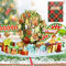 YianHien Weihnachtskarte Pop-Up, Weihnachtskarten mit 3D Schön Weihnachtselch und Girlande mit Umschlag, Handgemachte Exquisit Weihnachten Karte für Frau Mann Mädchen Junge Erwachsenes Kinder