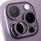 BARALARIQIU Camera Lens Protector Compatible with iPhone 12 Pro Max,9H Tempered Glass, Glitter Camera Lens Cover Protection, Ultra Clear Anti-Scratch, Day/Night Shots-Dark Purple