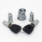 Wivplex 5 pezzi set completo di accensione porta bagagliaio serratura cilindro cilindro con chiavi a lama SIP22, for Fiat, Doblo Cargo Punto Panda 2003-2016 Maniglia per serratura porta