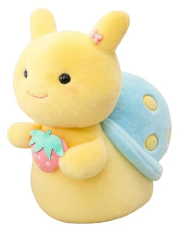 AQCQDQ Schnecke Plüschtier, Kuscheltier Schnecke Plüschpuppe, zum Kuscheln und Spielen Kuscheltiere Geschenk für Kinder Mädchen (22 cm,Blau)