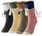agogue 4 Paar Streifen Lustige Socken mit magnetischen Händen,Perfekt für Valentinstag,Geburtstage,Socken Magnetische Hände für Liebe und Freundschaf Geschenkidee für Familie Freunde Kollegen