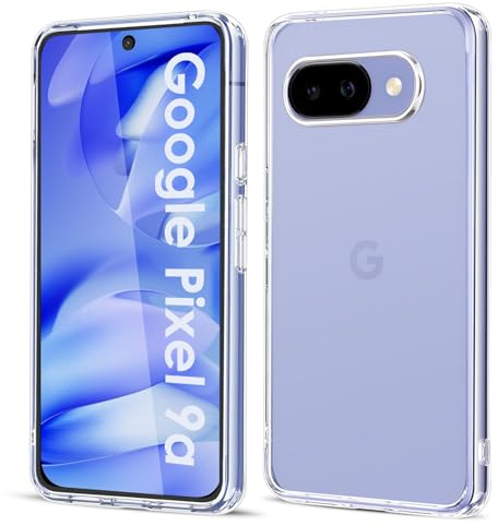 Filoto Ultra Clear TPU hülle für Google Pixel 9a 6.3″(2025) | Ultra Clear, Ultra Dünn, Flexibles TPU, Militärischer Fallschutz, Erhöhter Kameraschutz, Präzise Aussparungen