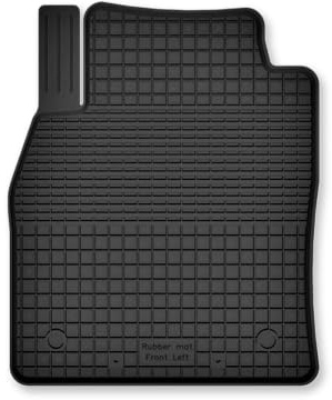 Wielganizator Gummimatte Fahrerseite passend für Renault Twingo III (2014-) Schrägheck | bessere Passform als universelle Matten | Schwarz | Hergestellt in Polen