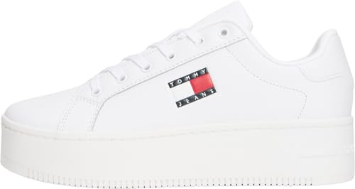 Tommy Jeans Damen En0en02932 Sneaker, Weiß, 36 EU