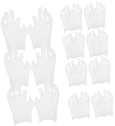 Zerodeko 12paare Baumwollhandschuhe Für Erwachsene Arbeitshandschuhe Weiße Handschuhe Aus Baumwolle Atmungsaktiv Und Bequem Geeignet Für Verschiedene Anlässe