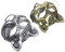 CONGARTENO 2Pcs Steampunk Half Face Costume Accessory with Intricate Design for Halloween Christmas and Themed Parties Comfortable and Breathable Cosplay Masks