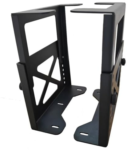 Nihcora Verstellbarer Unter-Desk-NAS-Halter, Unter-Desk-Halterung für NAS, NAS-Montagehalterung